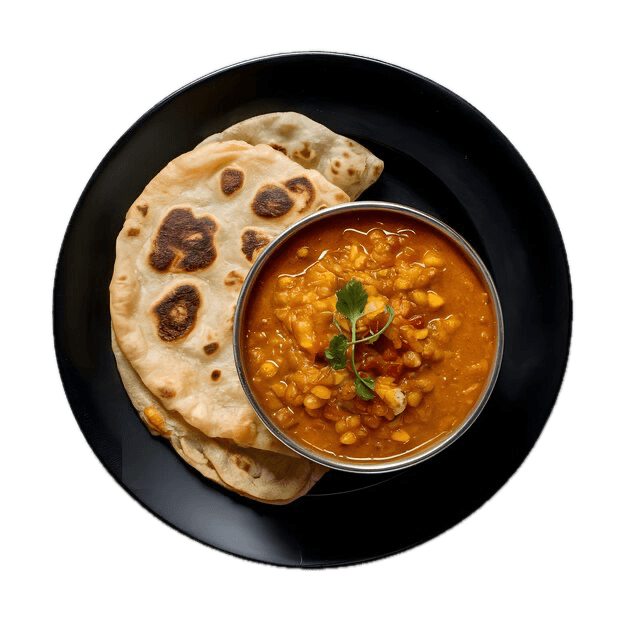 Roti with Vegetable Curry